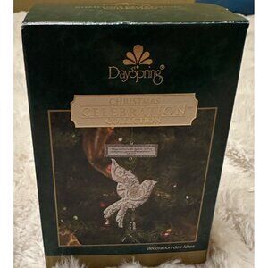 2005 DaySpring Christmas Celebration Collection White Dove Christmas Ornament